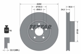 Stabdžių diskas (TEXTAR) 92081900