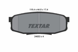 Stabdžių kaladėlės (TEXTAR) 2465301