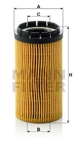 Alyvos filtras (MANN-FILTER) HU 718 X