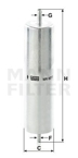 Kuro filtras (MANN-FILTER) WK 6011