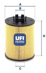 Alyvos filtras (UFI) 25.012.00
