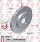 Stabdžių diskas (ZIMMERMANN) 430.2616.20