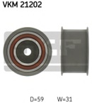 Kreipiantysis skriemulys, paskirstymo diržas (SKF) VKM 21202