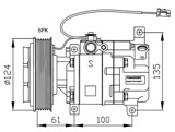 Kompresorius, oro kondicionierius (NRF) 32233G