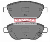 Stabdžių trinkelių rinkinys, diskinis stabdys (KAMOKA) JQ1013838