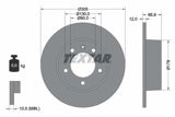 Stabdžių diskas (TEXTAR) 92111203