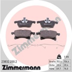 Stabdžių trinkelių rinkinys, diskinis stabdys (ZIMMERMANN) 23832.200.2