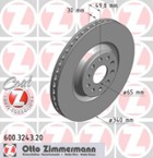 Stabdžių diskas (ZIMMERMANN) 600.3243.20