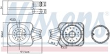 Radiatorius tepalinis A-80/100/A4/A6/Golf/Bora/Passat/T-4 (NISSENS) 90607