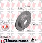 Stabdžių diskas (ZIMMERMANN) 400.1427.20