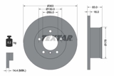 Stabdžių diskas (TEXTAR) 92020300