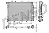 Radiatorius, variklio aušinimas (DENSO) DRM17101