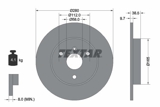 Stabdžių diskas (TEXTAR) 92155503