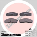 Stabdžių trinkelių rinkinys, diskinis stabdys (ZIMMERMANN) 23649.165.1