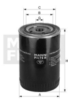 Alyvos filtras; filtras, hidraulinė sistema (MANN-FILTER) W 940 (10)
