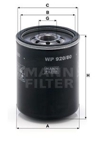 Alyvos filtras MAZDA 2,0D (MANN-FILTER) WP920/80