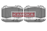 Stabdžių trinkelių rinkinys, diskinis stabdys (KAMOKA) JQ1012852