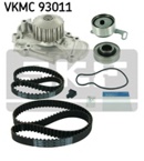 Vandens siurblio ir paskirstymo diržo komplektas (SKF) VKMC 93011