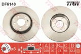 Stabdžių diskas (TRW) DF6148