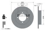 Stabdžių diskas (TEXTAR) 92083003
