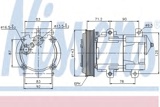 Kompresorius, oro kondicionierius (NISSENS) 89059