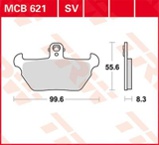 Stabdžių kaladėlės (TRW) MCB621SV