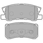 DELPHI Stabdžių trinkelių rinkinys, diskinis stabdys