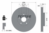 Stabdžių diskas (TEXTAR) 92174303