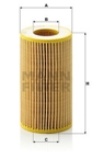 Alyvos filtras (MANN-FILTER) HU 718/1 K