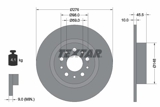Stabdžių diskas ALFA T. 156/GT 1,6-3,2 97-06 (TEXTAR) 92114703
