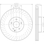 Stabdžių diskas (MINTEX) MDC1915