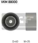 Kreipiantysis skriemulys, paskirstymo diržas (SKF) VKM88000