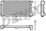 Radiatorius, variklio aušinimas (DENSO) DRM05059