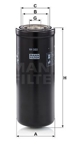 Hidraulinis filtras, automatinė transmisija (MANN-FILTER) WH980