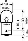 Lemputė, valstybinio numerio apšvietimas (OSRAM) 5008ULT-02B