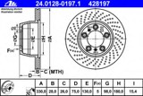 Stabdžių diskas (ATE) 24.0128-0197.1