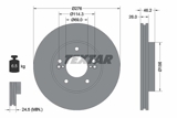 Stabdžių diskas (TEXTAR) 92173203