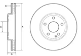 Stabdžių diskas (DELPHI) BG4646C