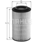 Alyvos filtras (KNECHT) OX153D4