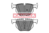 Stabdžių trinkelių rinkinys, diskinis stabdys (KAMOKA) JQ1013496