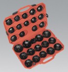 Alyvos filtras  Cap Wrench Set 30pc VS7006 (SEALEY TOOLS) VS7006