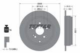 Stabdžių diskas (TEXTAR) 92162503