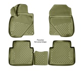 Guminiai kilimėliai 3D LEXUS LX 2012 -> 5 seats, 3 pcs. /L41028G /gray