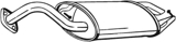 Galinis duslintuvas (BOSAL) 228-073