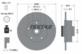 Stabdžių diskas (TEXTAR) 92196000