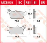 Stabdžių trinkelių rinkinys, diskinis stabdys (TRW) MCB575RSI
