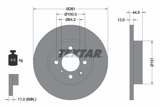 Stabdžių diskas (TEXTAR) 92090100
