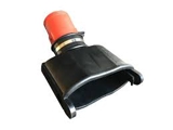 Rubber nozzle 210x105mm. For 75mm hose. (WORKY) GON-75