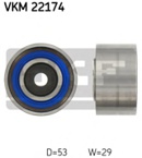 Kreipiantysis skriemulys, paskirstymo diržas (SKF) VKM22174