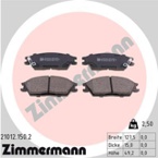Stabdžių trinkelių rinkinys, diskinis stabdys (ZIMMERMANN) 21012.150.2